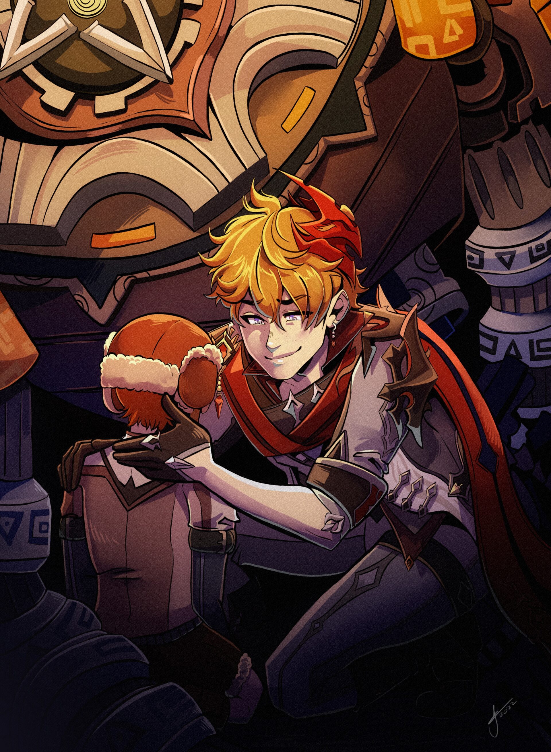 Genshin Impact characters, Childe and his brother.